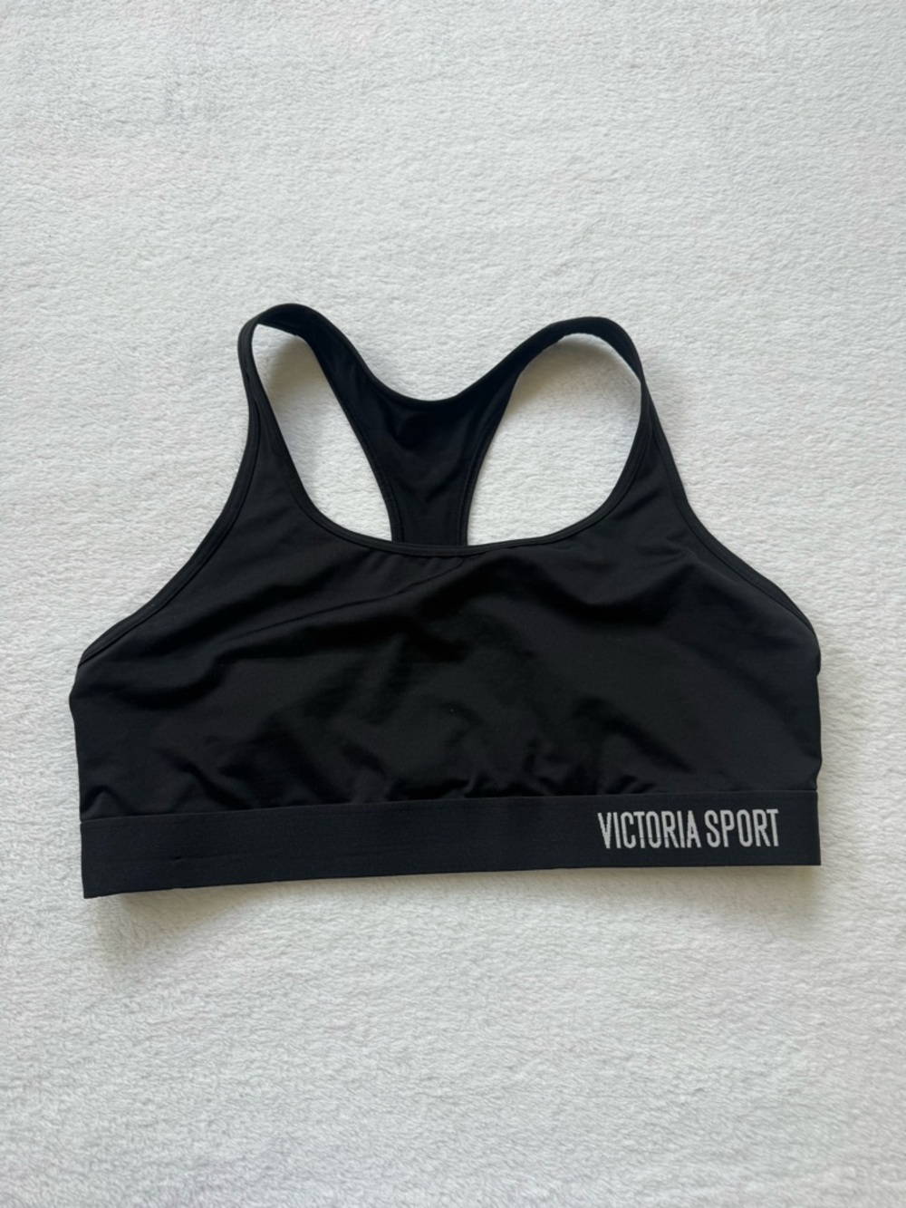 Black Racerback Sports Bra